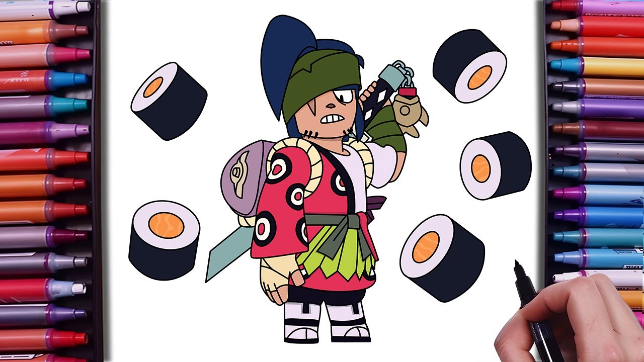 Coloriage brawl stars : idées et conseils pour les fans du jeu 1 coloriage brawl stars